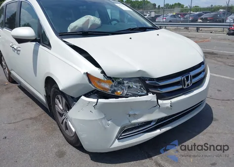 2014 Honda Odyssey Ex-L from USA, damaged, VIN 5FNRL5H68EB078734